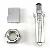 AutoLoc Door Popper - Polished Aluminum Silver Single - 129115