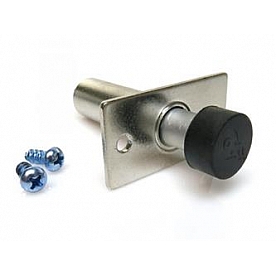 AutoLoc Door Popper - Brushed Aluminum Silver Single - 140844