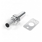AutoLoc Door Popper - Chrome Plated Steel Silver Single - 9695