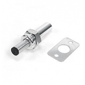 AutoLoc Door Popper - Chrome Plated Steel Silver Single - 9695