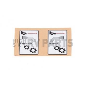 Warn Winch Label - 98481