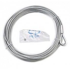 Warn Winch Cable - 30 Feet x 7/16 Inch Galvanized Steel - 93330