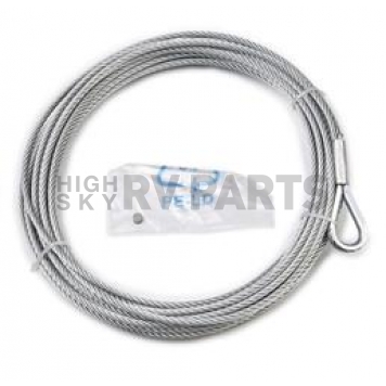 Warn Winch Cable - 30 Feet x 7/16 Inch Galvanized Steel - 93330