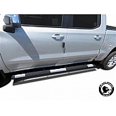 Black Horse Offroad Running Board Aluminum Stationary Polished - NGMSIL8519