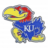 Fan Mat Emblem - University Of Kansas Metal - 22219