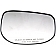 Help! By Dorman Exterior Mirror Glass Rectangular Power Single - 56377