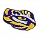 Fan Mat Emblem - University Of Louisiana State Metal - 22224