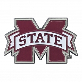 Fan Mat Emblem - University Of Mississippi State Metal - 22231