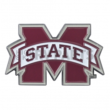 Fan Mat Emblem - University Of Mississippi State Metal - 22231