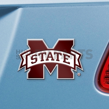 Fan Mat Emblem - University Of Mississippi State Metal - 22231-1