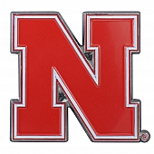 Fan Mat Emblem - University Of Nebraska Metal - 22233