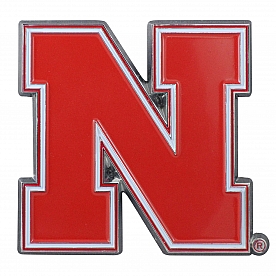 Fan Mat Emblem - University Of Nebraska Metal - 22233