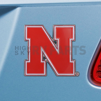 Fan Mat Emblem - University Of Nebraska Metal - 22233-1