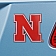 Fan Mat Emblem - University Of Nebraska Metal - 22233