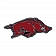 Fan Mat Emblem - University Of Arkansas Metal - 22200