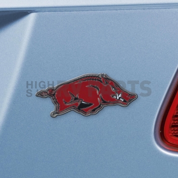 Fan Mat Emblem - University Of Arkansas Metal - 22200-1