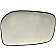 Help! By Dorman Exterior Mirror Glass Rectangular Power Single - 56409