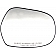 Help! By Dorman Exterior Mirror Glass Rectangular Power Single - 56412