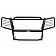 Westin Automotive Grille Guard 1-1/2 Inch Black Powder Coated Steel - 401175