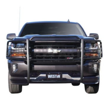 Westin Automotive Grille Guard 1-1/2 Inch Black Powder Coated Steel - 401175-3