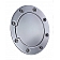 All Sales Fuel Door - Round Aluminum - 6101