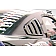 Extreme Dimensions Window Louver - Side Window Fiberglass Black - 105867