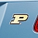 Fan Mat Emblem - University Of Purdue Metal - 22248