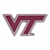 Fan Mat Emblem - Virginia Tech Metal - 22261