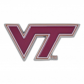 Fan Mat Emblem - Virginia Tech Metal - 22261