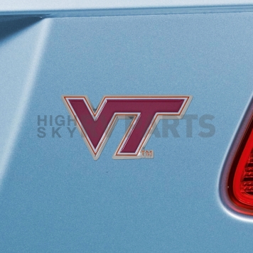 Fan Mat Emblem - Virginia Tech Metal - 22261-1