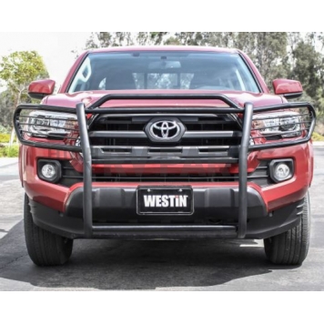 Westin Automotive Grille Guard 1-1/2 Inch Black Powder Coated Steel - 401605-4