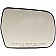 Help! By Dorman Exterior Mirror Glass Rectangular Power Single - 56428