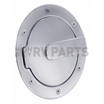 All Sales Fuel Door - Round Aluminum - 6070C