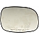 Help! By Dorman Exterior Mirror Glass Rectangular Power Single - 56433