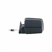 K-Source Exterior Mirror Manual Remote OEM Black Single - 60032C