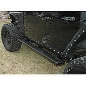 Owens Products Running Board Black Textured Powder Coated Aluminum Stationary - OC5164B01