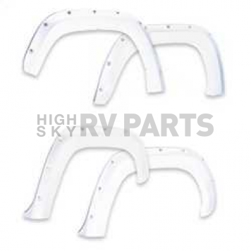 EGR Fender Flare - Blizzard - Vehicle Color Code QAK ABS Plastic Primered Set Of 4 - 796004QAK