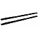 Westin Automotive Nerf Bar - Truck Wheel to Wheel Black Powder Coated Aluminum Oval - 28534565