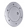 All Sales Fuel Door - Round Aluminum - 6097CL