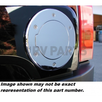 All Sales Fuel Door - Round Aluminum - 6097CL-1