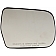 Help! By Dorman Exterior Mirror Glass Rectangular Power Single - 56449