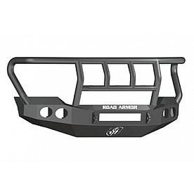 Road Armor Bumper Stealth Titan II 1-Piece Design Steel Black - 611402BNW