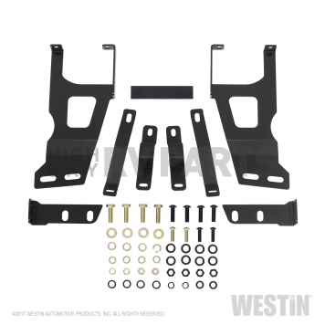 Westin Automotive Bull Bar Tube 3-1/2 Inch Black Textured Powder Coated  Steel - 3231055TL-4
