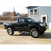 N-Fab Nerf Bar - Truck Wheel to Wheel Black Matte Textured Powder Coated Steel Round - T0654RCTX