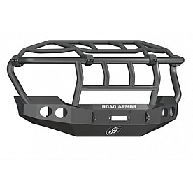 Road Armor Bumper Sahara Pre-Runner 1-Piece Design Steel Black - 611403B