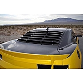 Astra/Hammond Window Louver Rear Window ABS Plastic Black - 1573