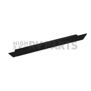 Warrior Products Rocker Panel Guard - Flat Steel Black Powder Coated Single - 91390