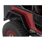 Warrior Products Fender Flare - Black Textured Steel Powder Coated Set Of 2 - S7324