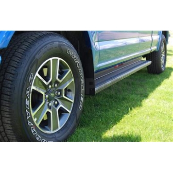 Owens Products Running Board Silver Aluminum Stationary - F7481ACB01