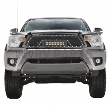 Paramount Automotive Grille - Powder Coated Black Stainless Steel - 480855